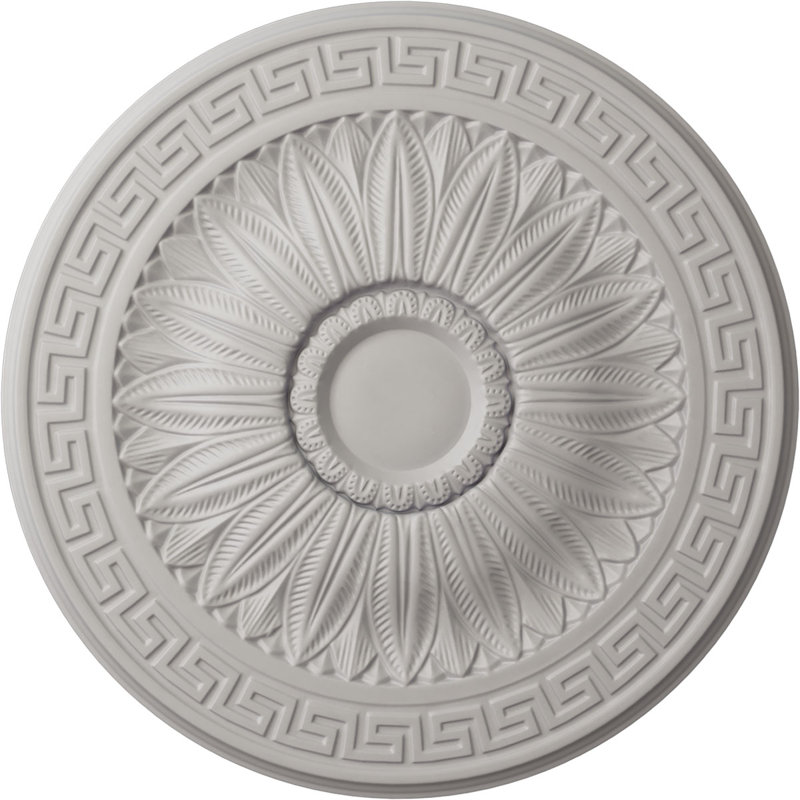 20 po x P 1 3/8 po P médaillon de plafond (convient aux auvents jusqu'à 3 7/8 po), Blanc ultra pur