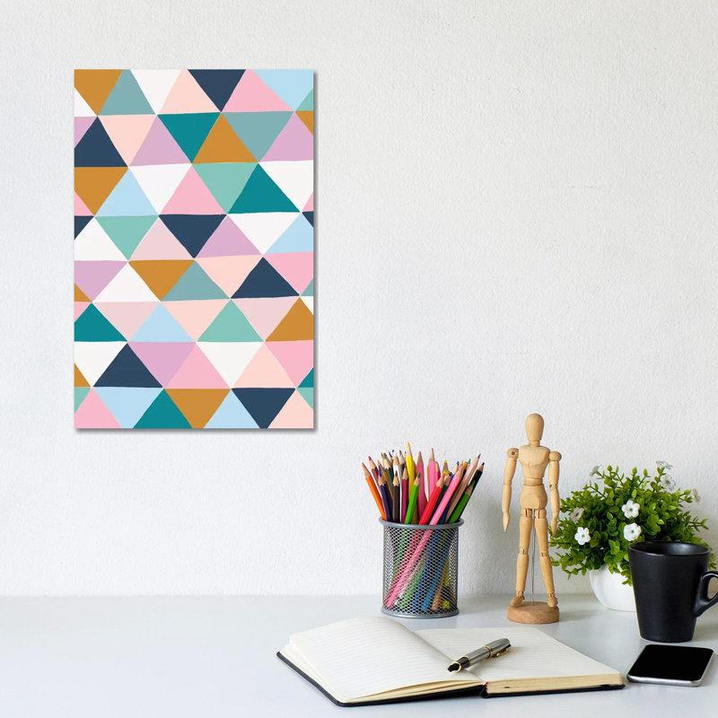 Mellow Diamonds by Nancy Mckenzie - Wrapped Canvas Gallery-Wrapped Canvas Giclée, 20.32 cm H x 30.48 cm W