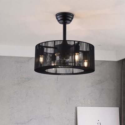 Ventilateur en maille noire 18 po