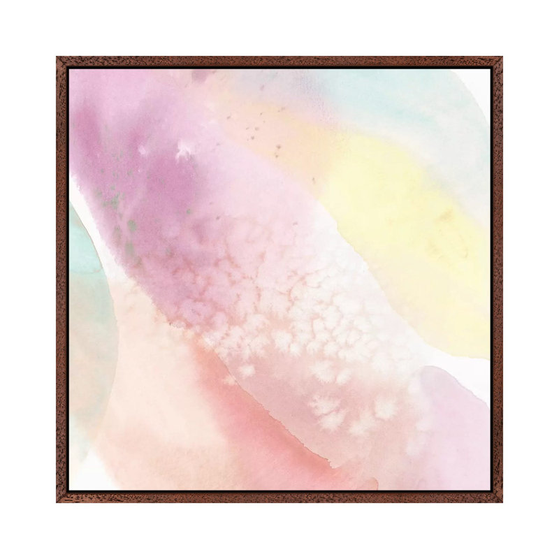 Vitality 1 Piece Wall Art on Canvas, 93.98 cm H x 93.98 cm W, Classic Brown Wood Framed