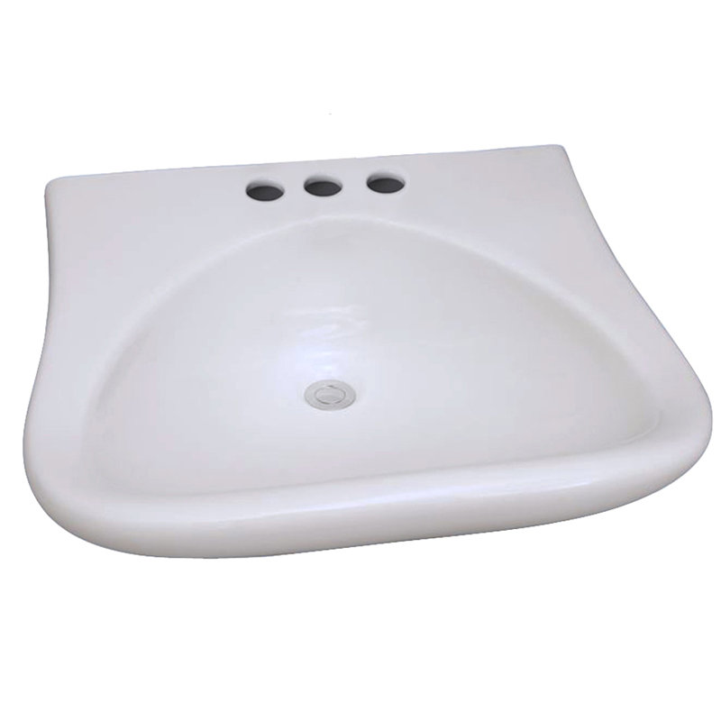 Barclay Bella 20.12'' White Vitreous China Specialty Bathroom Sink, 4" Centers
