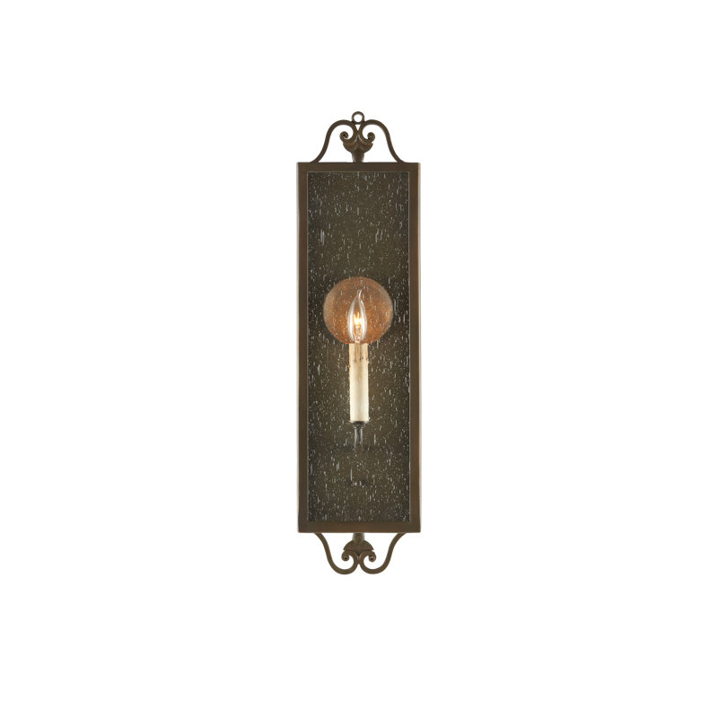 Plafonnier encastré vert-bronze à 1 lumière Wolverton