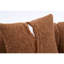 Canapé-lit modulaire incurvé à compression orange, canapé-lit en chenille haute densité 30D pour appartement, salon, L 110 po-1036263499-1036263497-1036263493