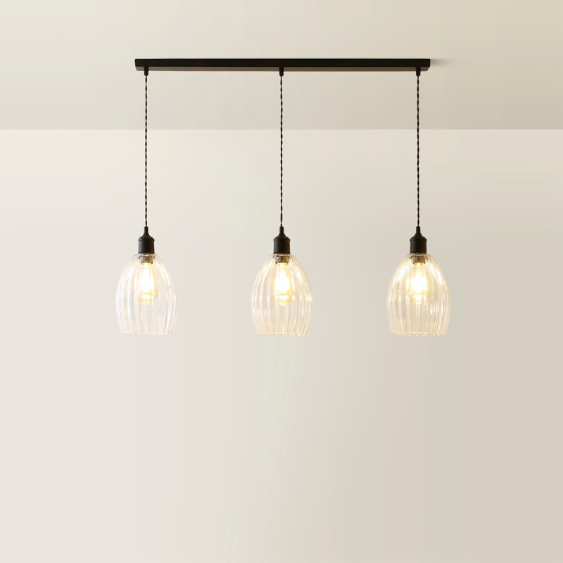 Dellis 3 - Light Pendant, Matte Black
