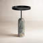 Saul Wood End Table, Green