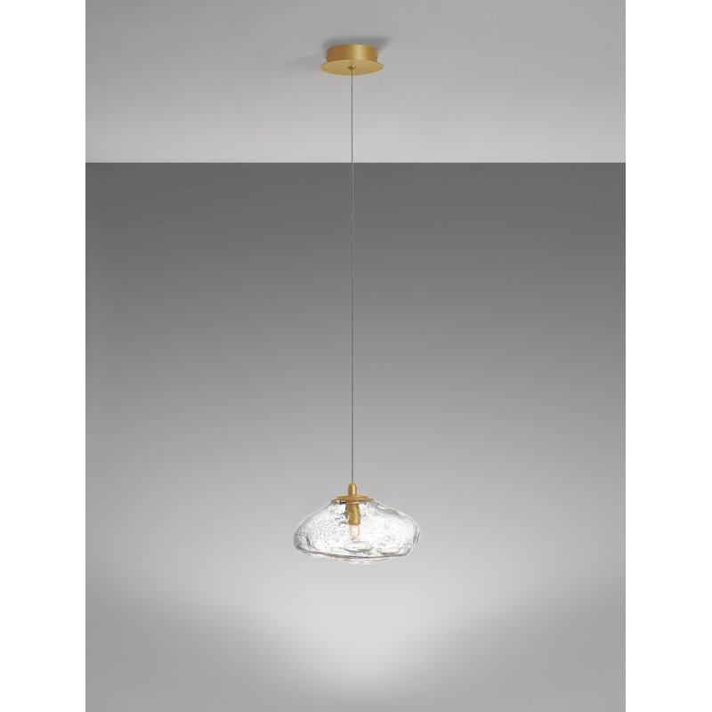 1 - Light Gold Unique/Statement Pendant