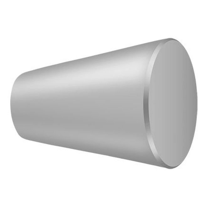 Conical Knob, Silver, 1 1/8"