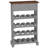 vidaXL Wine Rack Solid Mahogany Wood 21.7"x9.1"x33.5"