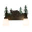 Éclairage pour meuble-lavabo 2 lumières northwoods ours solitaire-124967274