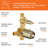 1 Handle Wall Clawfoot Tub Faucet with Diverter