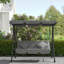 3 Person Porch Swing with Canopy