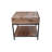 Deejay Solid Wood Top End Table with Storage