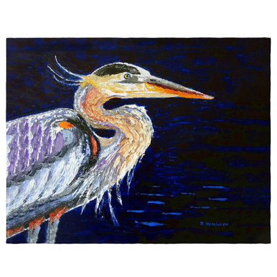 Ensemble de 4 napperons Palette Blue Heron