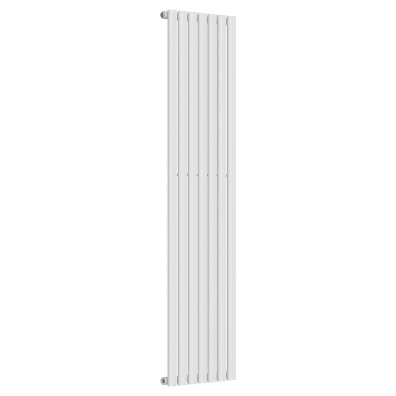 Oval Panel Radiators, White, 62cm H x 16cm W x 3cm D