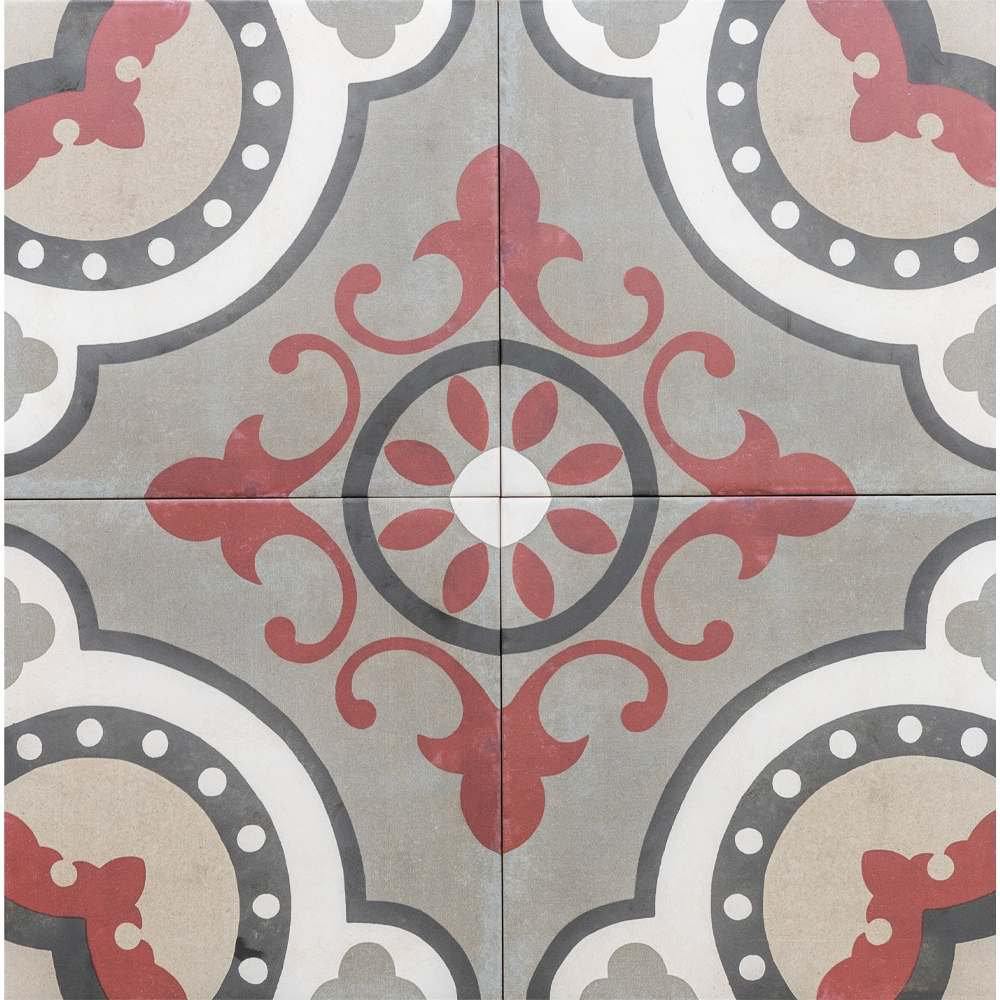 Art Deco 8" x 8" Porcelain Wall and Floor Tile The Tile Life 
