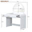 Coiffeuse 39 "avec miroir et écran tactile, coiffeuse avec tiroir pour chambre à coucher