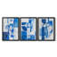 ABSTRACT Series Cxxi - Toile tendue avec châssis sur mesure - 3 pièces-1838244671-1838244669