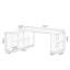 Bureau rectangulaire en bois massif brun noisette-1482854767