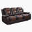 Lenhof Transitional Premium Faux Leather 3-Piece Living Room Set with Drop-Down Table, Gliding Motion & Center Console-962426003