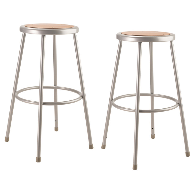 Heavy Duty Shop Stool, Gray, 30"