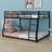 Allaben Metal Bunk Bed With Ladder And Guardrail-1229065789