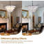 Lustre coquillage moderne 6 lumières Capiz-1873657748