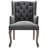 Realm Armchair Performance Velvet Set Of 2 In Grey