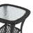 Fruttuo Traditional 2-Person Swivel Patio Conversation Set with Polyester Cushions and Table in Gray-1684529308