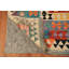 Tapis oriental réversible en laine Kilim 10 x 13