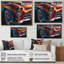 «Retro Retro Car pendant Golden Hour VII», reproduction sur toile-87371901-87371904
