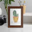 Delmi Punny Plant I, reproduction d'art encadrée-31926229-31926236