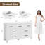 130cm W 7 - Drawer Chest of Drawers