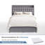 Ensemble de chambre à coucher: Lit plateforme capitonné avec rangement à 2 tiroirs et tête de lit avec rangement et table de chevet à 2 tiroirs avec tablette ouverte-1083931773-1083193024-1083193031