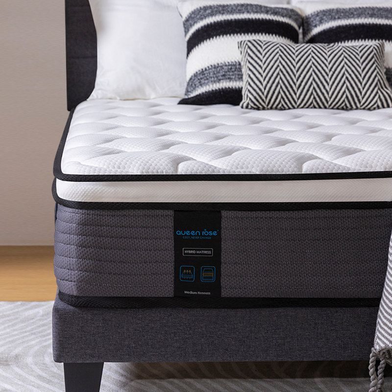 Gwendolyn Medium Pocket Spring Hybrid Mattress with Foam in a box, Queen, 10"