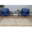 Tapis turc doux de couleur pastel rétro avec motifs géométriques pour un décor de plancher unique de style antique