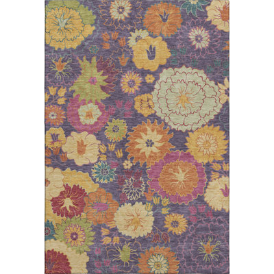 Premium Machine Washable Mayfield Floral Rug