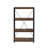 Industrial Style 1Pc Bookshelf Black Metal Frame Wooden Weathered Oak Finish Home Office Furniture