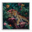 Giclée encadrée «Leopard in Jungle» par Petal Prints Design-766129924-766130043