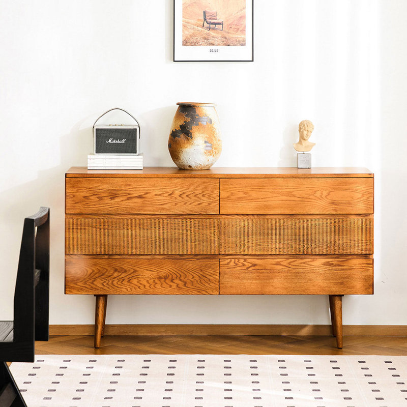 Modern Retro Style Sideboard, Brown
