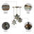 Moravian 3 - Light Brown Pool Table Lights Pendant