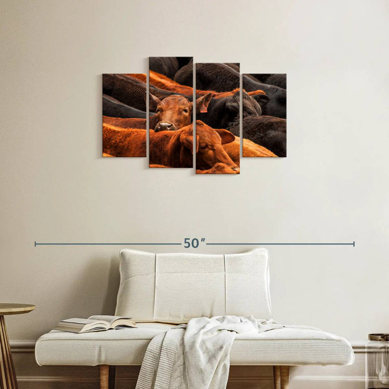 Brampt Beef Cattle, 22" H x 36" W