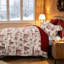 Ensemble de housse de couette 3 pièces Vintage Toile Christmas-139194766