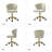 Alice Ergonomic Task Chair with Tufted Back-1085537829