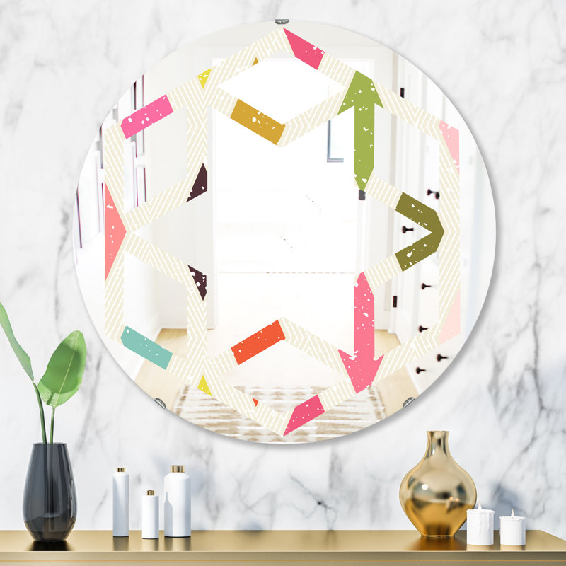 Miroir mural Diamond III, H 24 po x l 24 po