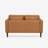 Jordy Faux Leather Loveseat-287458530