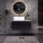 Compact Modern Vanities With Ceramic Sink And Storage