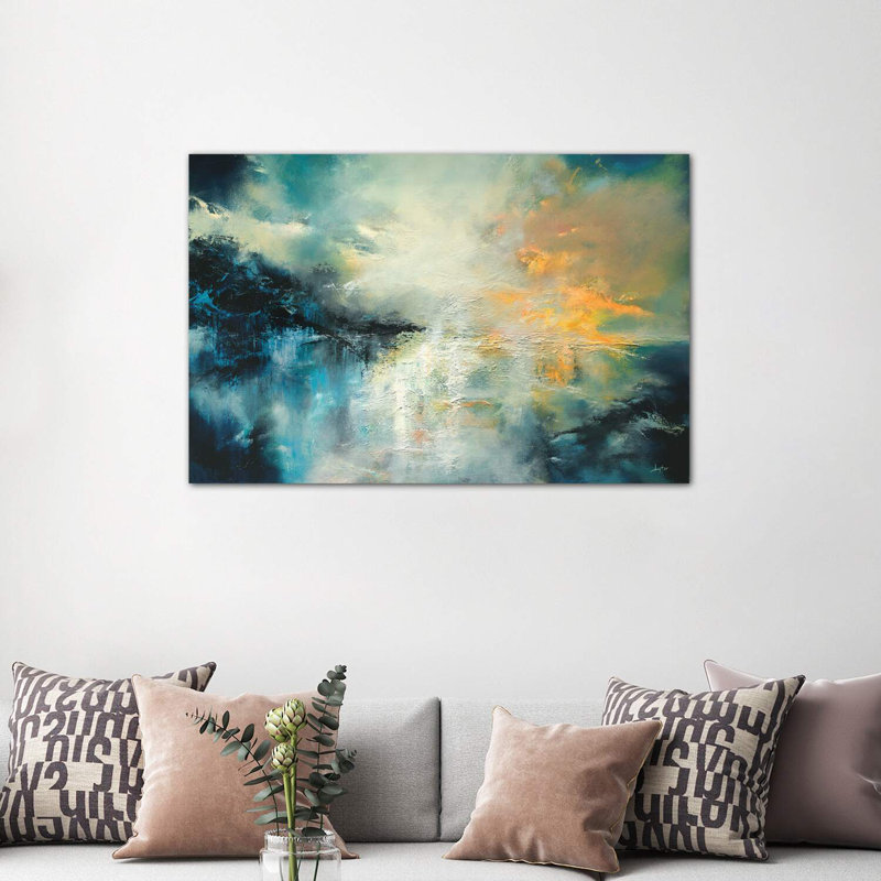 «The Dawn Is Not Distant» par Christopher Lyter, reproduction d'art, Toile tendue, H 18 po x l 26 po x P 1,5 po, Toile tendue