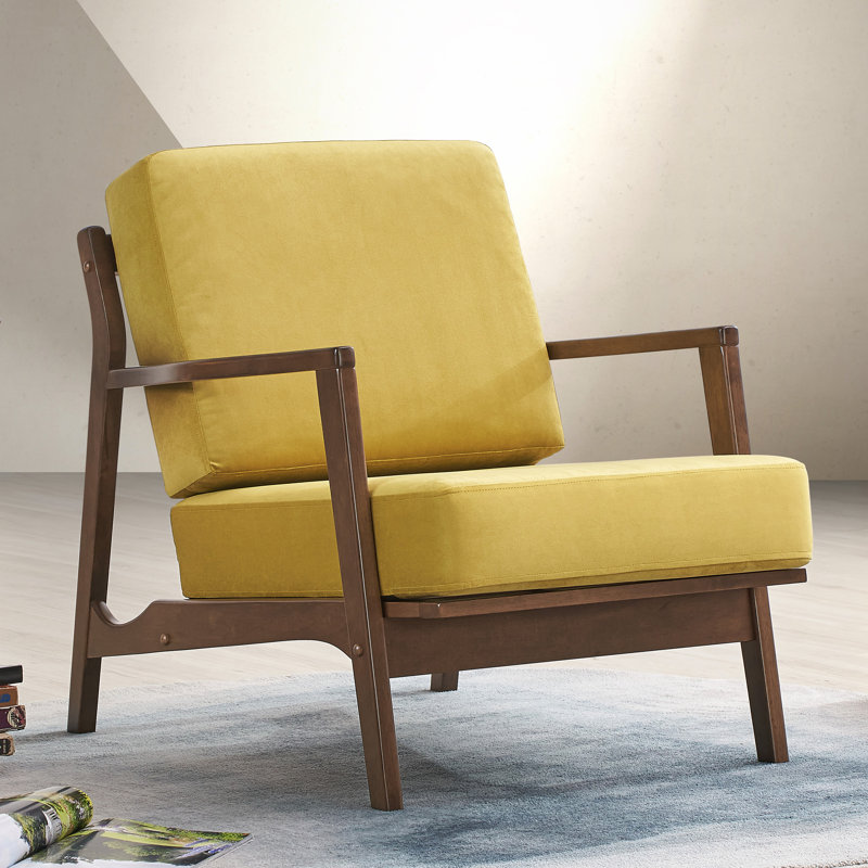 Fauteuil Jasper, Velours doré