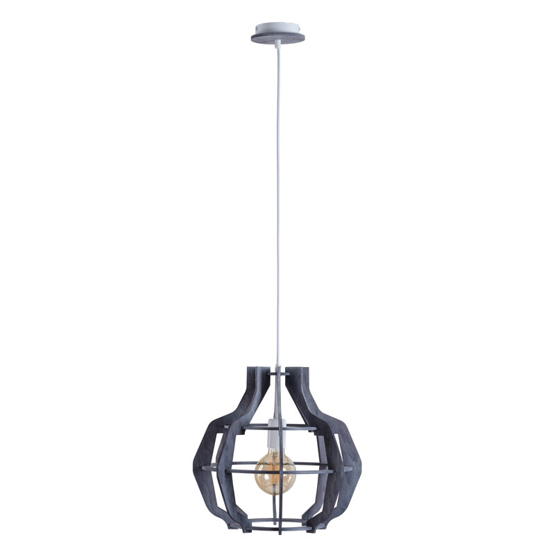Viramontes 1 - Light Single Pendant, Black