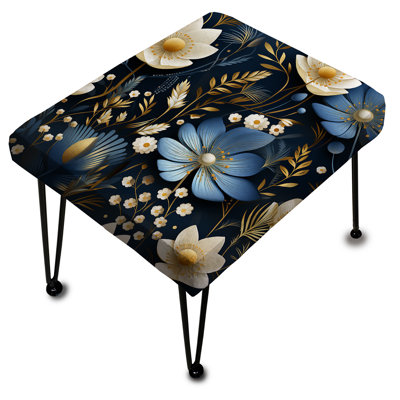 Su - Floral Rectangle Ottoman